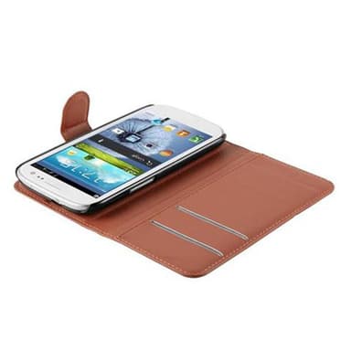 Samsung Galaxy S3 MINI Suojakuori Kotelo (Ruskea)