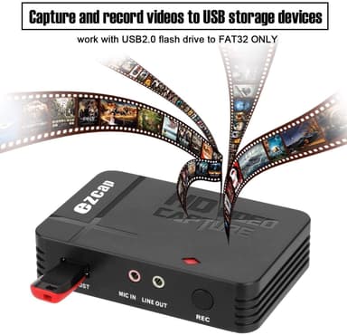 EZCAP HDMI AV komposiittivideo CVBS Video Capture Card 1080p USB2.0
