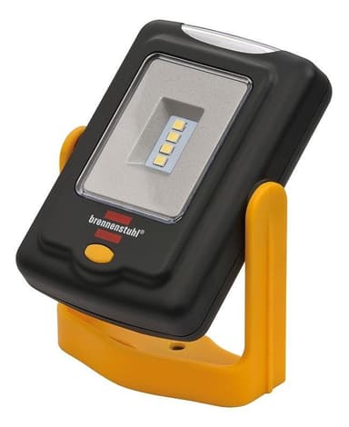 brennenstuhl 4+3 SMD LED-työvalo käytännöllisessä taskumuodossa (360° kääntyvä, taitettava koukku, valon kesto max 24 tuntia)
