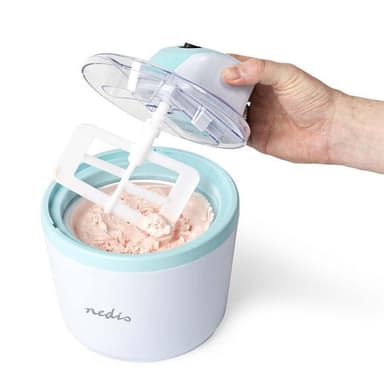 Nedis Jäätelökone | 1.2 l | Sininen / Valkoinen | Alumiini / Muovi