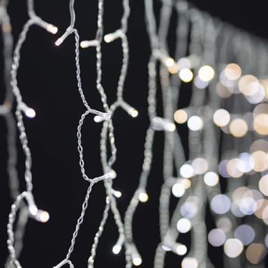 Nedis Älykäs jouluvalot | Verho | Wi-Fi | Lämmin Valkoinen | 200 LED's | 3.00 m | Android™ / IOS