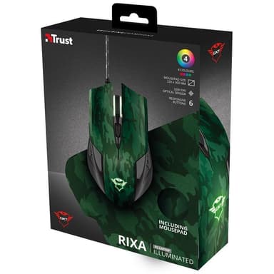 Trust GXT 781 Rixa Camo Mouse & pad