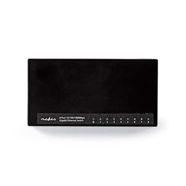 Verkkokytkin | 8 Porttia | 1 Gb/s | LED-Merkkivalot