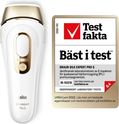 Braun IPL Silk Expert Pro 5 PL5160 - IPL-laite, valkoinen / kulta