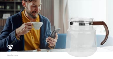 Nedis Lasi Kahvikannu | Sopii käytettäväksi: Moccamaster K / KB/ 1 0PL / Excellent 10S | 1.2 l | Ruskea