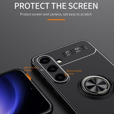 Samsung Galaxy S24 -kotelo, naarmuuntumaton rengastukijalka, TPU-puhelinkotelo