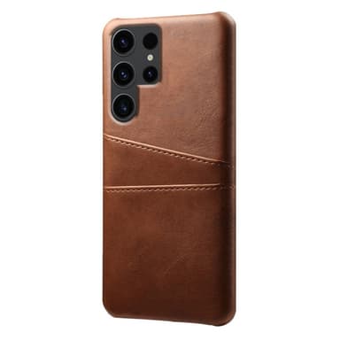 Samsung Galaxy S24 Ultra KSQ Pu-nahkapäällysteinen kuori kova kotelo