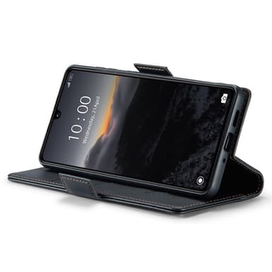 CaseMe Xiaomi Redmi 13C 4G Lompakkokotelo - Musta