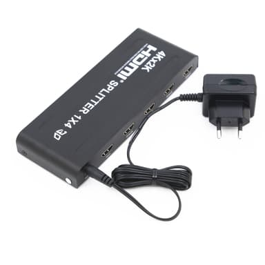 1x4 HDMI-jakaja neljälle näytölle 4K