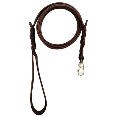 Ruotsalainen nahkainen koiran talutushihna 20mm x 170cm - Ruskea