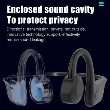 Langattomat urheilukuulokkeet Bluetooth 5.1 Musta