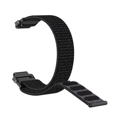 Garmin Forerunner 220/230/235/620/630 / 735XT rannekoru nailon musta