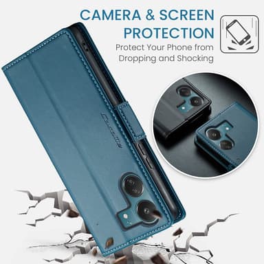 CaseMe Xiaomi Redmi 13C 4G Lompakkokotelo - Sininen