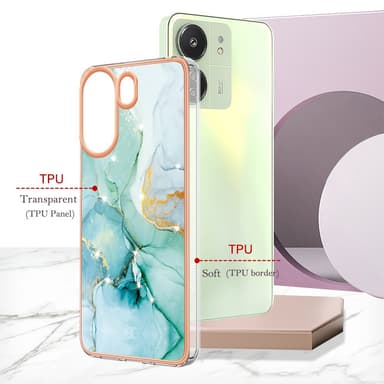 SKALO Xiaomi Redmi 13C 4G Marmori TPU kuori - #2