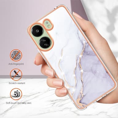 SKALO Xiaomi Redmi 13C 4G Marmori TPU kuori - #3