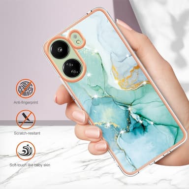 SKALO Xiaomi Redmi 13C 4G Marmori TPU kuori - #2