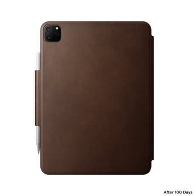 NOMAD iPad Pro 11 2021/2022 Kotelo Leather Folio Plus Ruskea