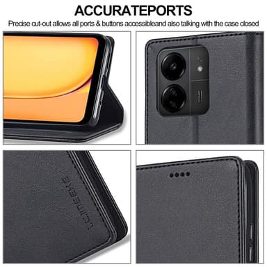 LC.IMEEKE lompakkokotelo Case Shell Xiaomi Redmi 13C:lle