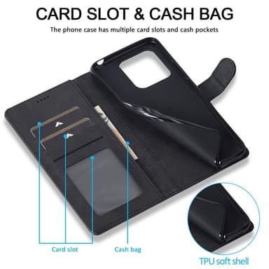 LC.IMEEKE lompakkokotelo Case Shell Xiaomi Redmi 13C:lle