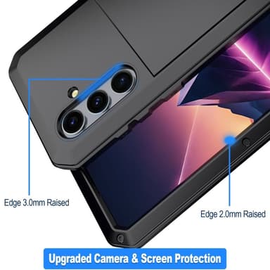 Samsung Galaxy S24 Case Armor suojakotelo Kuori + karkaistu lasi