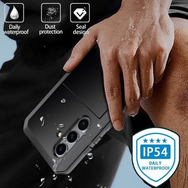 Samsung Galaxy S24 Case Armor suojakotelo Kuori + karkaistu lasi