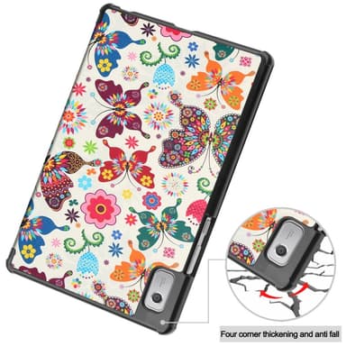Lenovo Tab M9 kolminkertainen jalustan kansi - Butterflies
