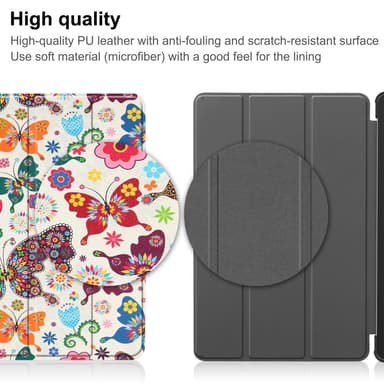 Lenovo Tab M9 kolminkertainen jalustan kansi - Butterflies