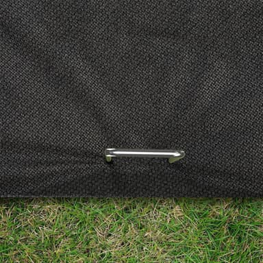 Maa-ankkuri 100x Maanaula 150 x 25 x 2,7 mm (hopea)