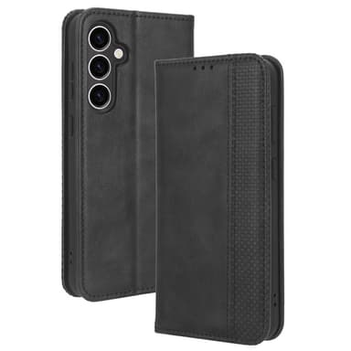 Lompakkoteline Käännettävä puhelinkotelo Samsung Galaxy S23 FE - musta