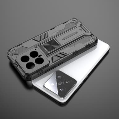 Xiaomi 14 Cover Case -kuoren takaosa jalustalla