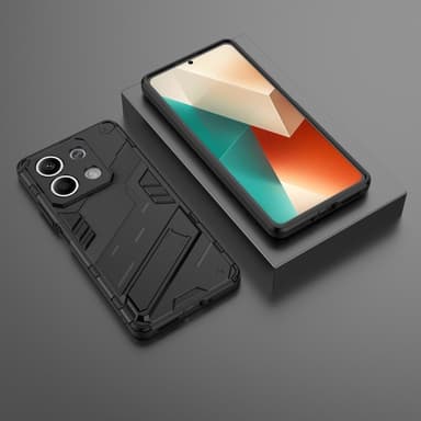 Xiaomi Redmi Note 13 Cover Case -kuoren takaosa jalustalla