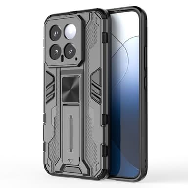 Xiaomi 14 Cover Case -kuoren takaosa jalustalla