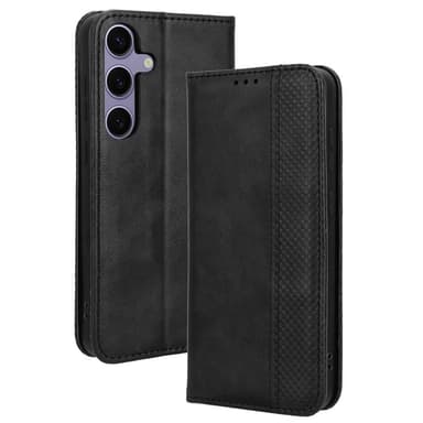 Lompakkoteline Käännettävä puhelinkotelo Samsung Galaxy S24 - musta