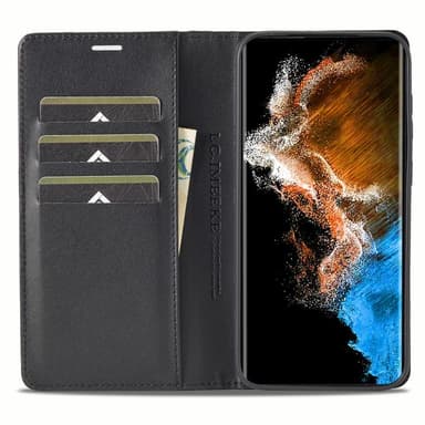 LC.IMEEKE Lompakkokotelo Samsung Galaxy S24 - Musta
