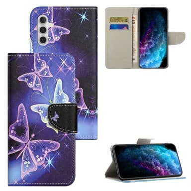Samsung Galaxy A25 Lompakkotelineen kotelo Kuviollinen puhelimen kansi