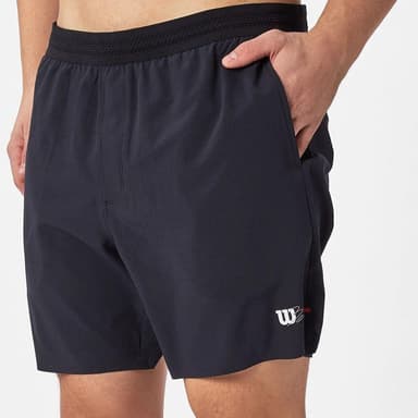 Wilson M Tournament Short 7""  Black Pdl, Miesten padel ja tennis shortsit