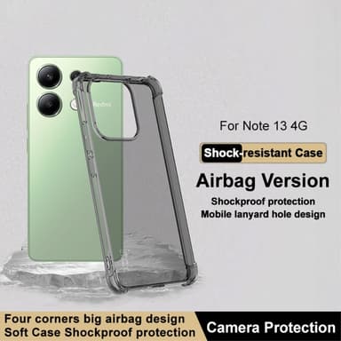 IMAK Xiaomi Redmi Note 13 4G Erittäin vahva TPU-kuori