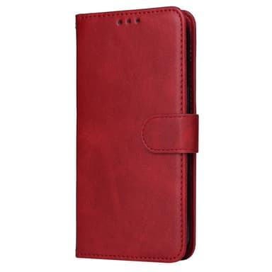 SKALO Xiaomi Redmi Note 13 Pro 5G PU-nahkainen Lompakkokotelo - Punainen