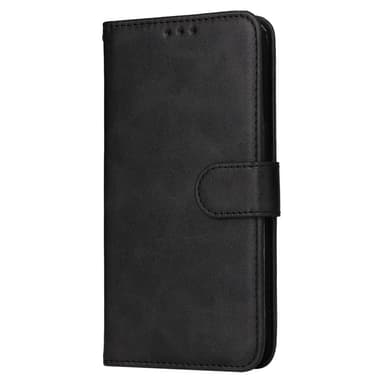 SKALO Xiaomi Redmi Note 13 4G PU-nahkainen Lompakkokotelo - Musta