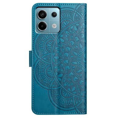 SKALO Xiaomi Redmi Note 13 Pro 5G Mandala lompakkokotelo - Sininen