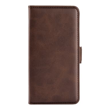 SKALO Xiaomi Redmi Note 13 Pro+ Premium Wallet Lompakkokotelo - Ruskea