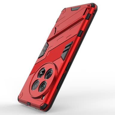 SKALO OnePlus 12 5G Hybrid BIBERCAS Suojakuori - Punainen