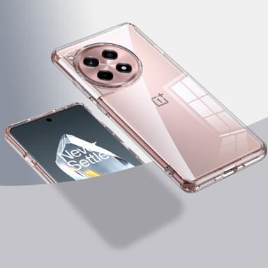 SKALO OnePlus 12R 5G TPU Clear Hybridi Suojakuori - Läpinäkyvä