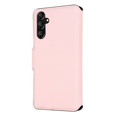 SKALO Samsung A25 5G MUXMA Saffiano PU-nahka Lompakkokotelo - Pinkki