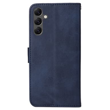 SKALO Samsung A25 5G PU-nahkainen Lompakkokotelo - Sininen