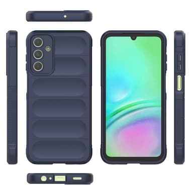SKALO Samsung A15 4G Rugged Bumpers TPU-suojakuori - Tummansininen