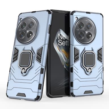 SKALO OnePlus 12 5G Armor Hybridi metallirengas kuori - Sininen