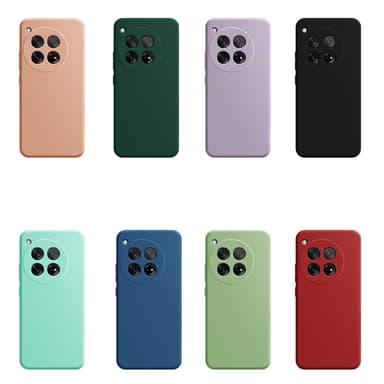 SKALO OnePlus 12 5G Ultraohut TPU-kuori - Punainen