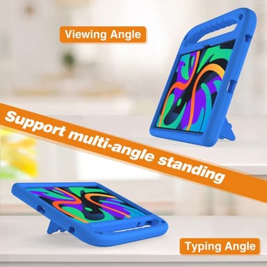 SKALO Lenovo Tab M11 Lapsikuori kahvalla ja jalustalla - Sininen