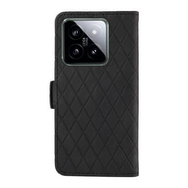SKALO Xiaomi 14 5G Tikattu Lompakko - Musta
